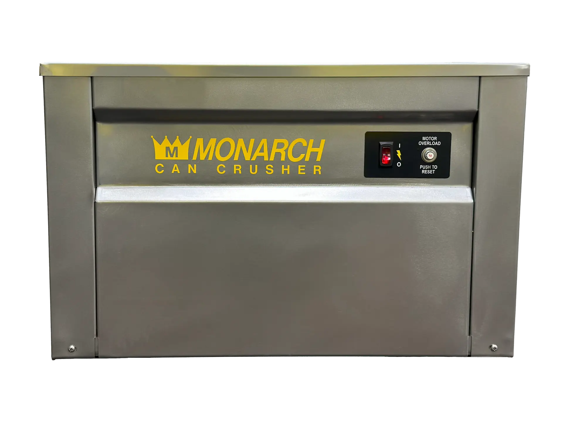 Monarch Can Crusher front view - no legs