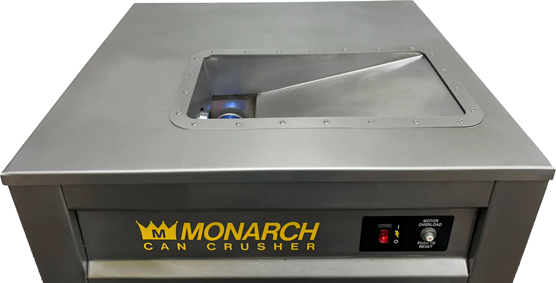 Monarch Can Crusher top view